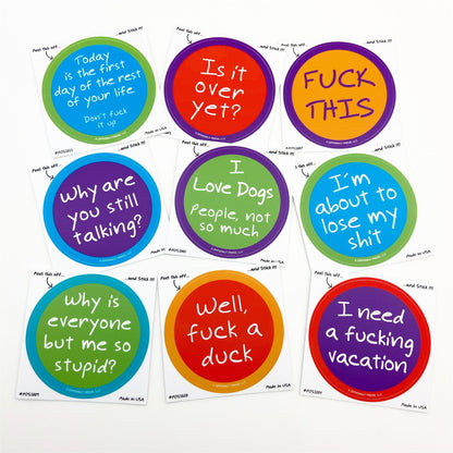 Sticker - I Need A F*cking Vacation - Zippernut Press