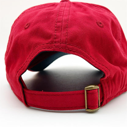 Ballcap - KC - Red With Yellow KC