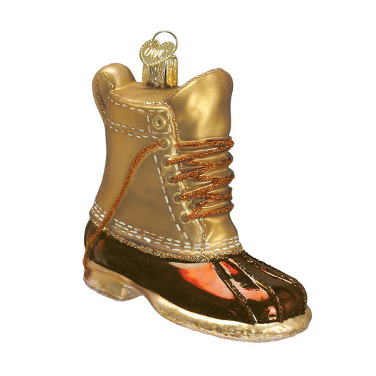 Ornament - Blown Glass - Field Boot