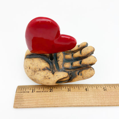 Sculpture - Heart in Hand - Ceramic