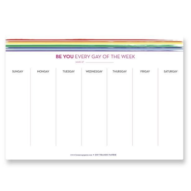 Desk Calendar - Be You Every Gay