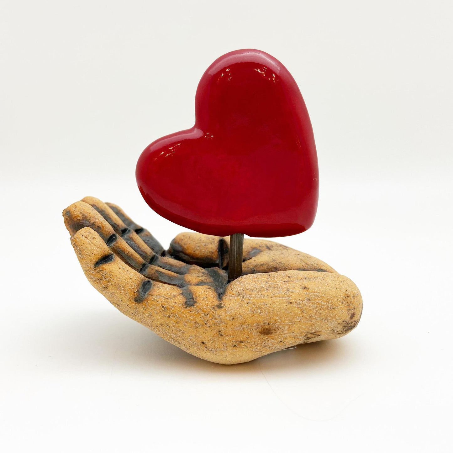 Sculpture - Heart in Hand - Ceramic