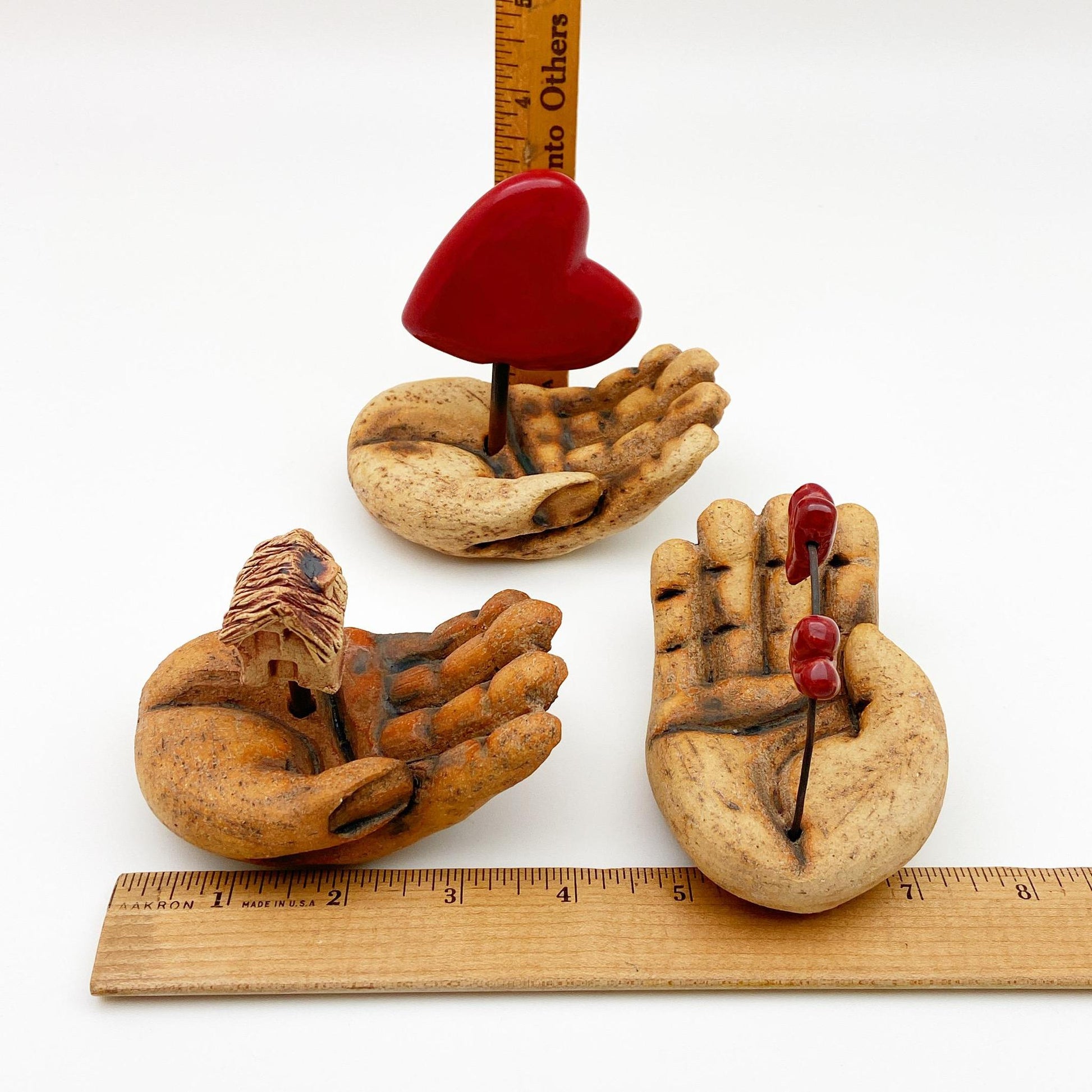 Sculpture - Heart in Hand - Ceramic