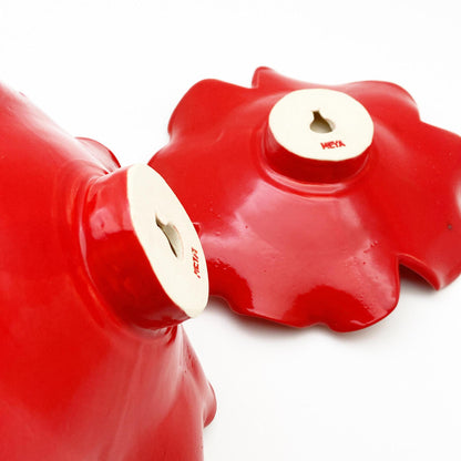 Ceramic Wall Art - Red Poppy - Small