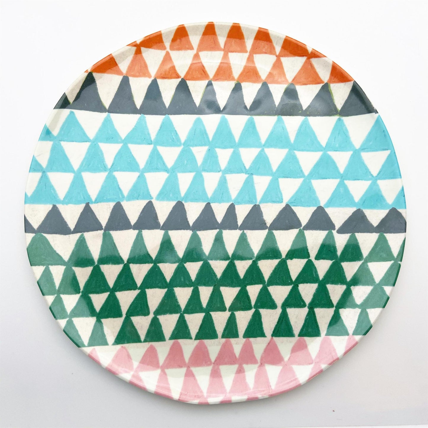 Plate - Melamine - Bold Graphic Patterns