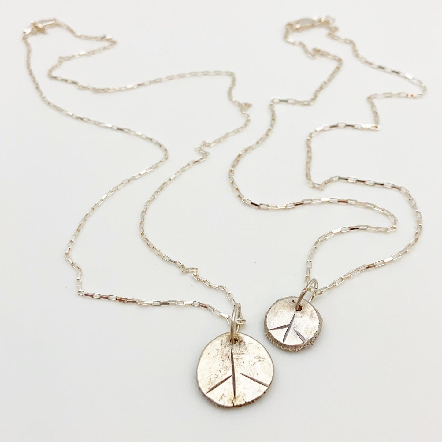 Necklace - Peace "Dollop" in Sterling
