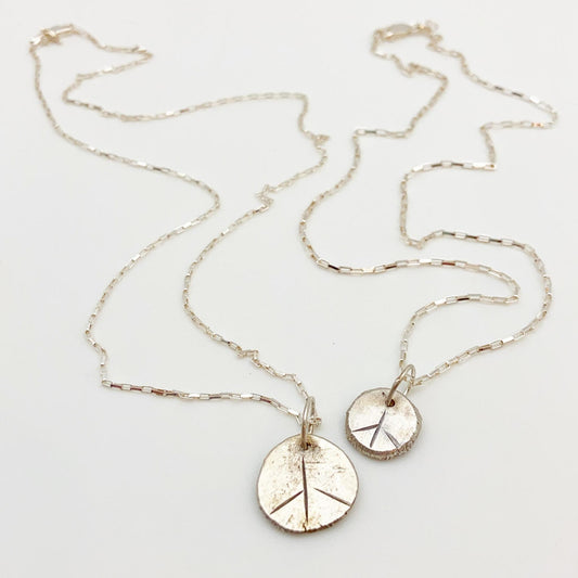 Necklace - Peace "Dollop" in Sterling
