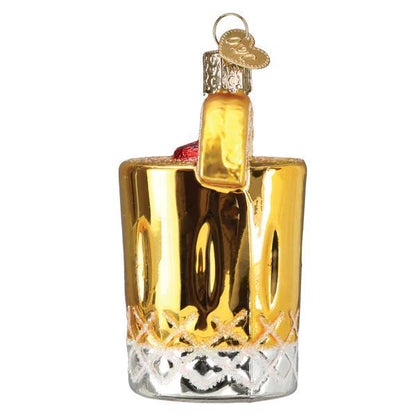Ornament - Blown Glass - Whiskey Sour