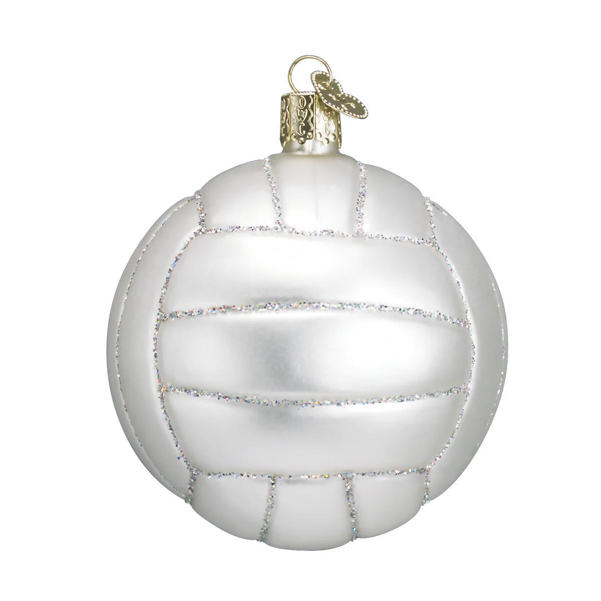 Ornament - Blown Glass - Volleyball