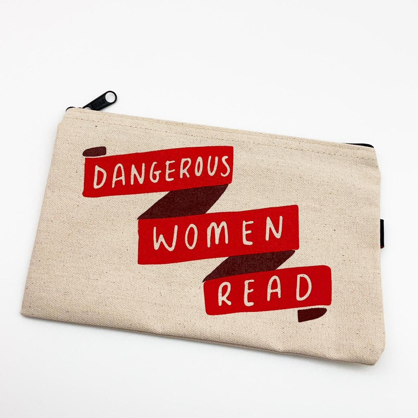 Zippered Pouch - "Dangerous Women Read"