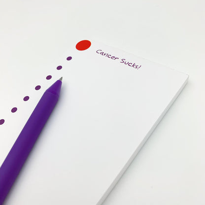 Notepad - Cancer Sucks - Zippernut Press