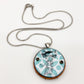 Necklace - Cool Cat - Enamel on Copper & Coin
