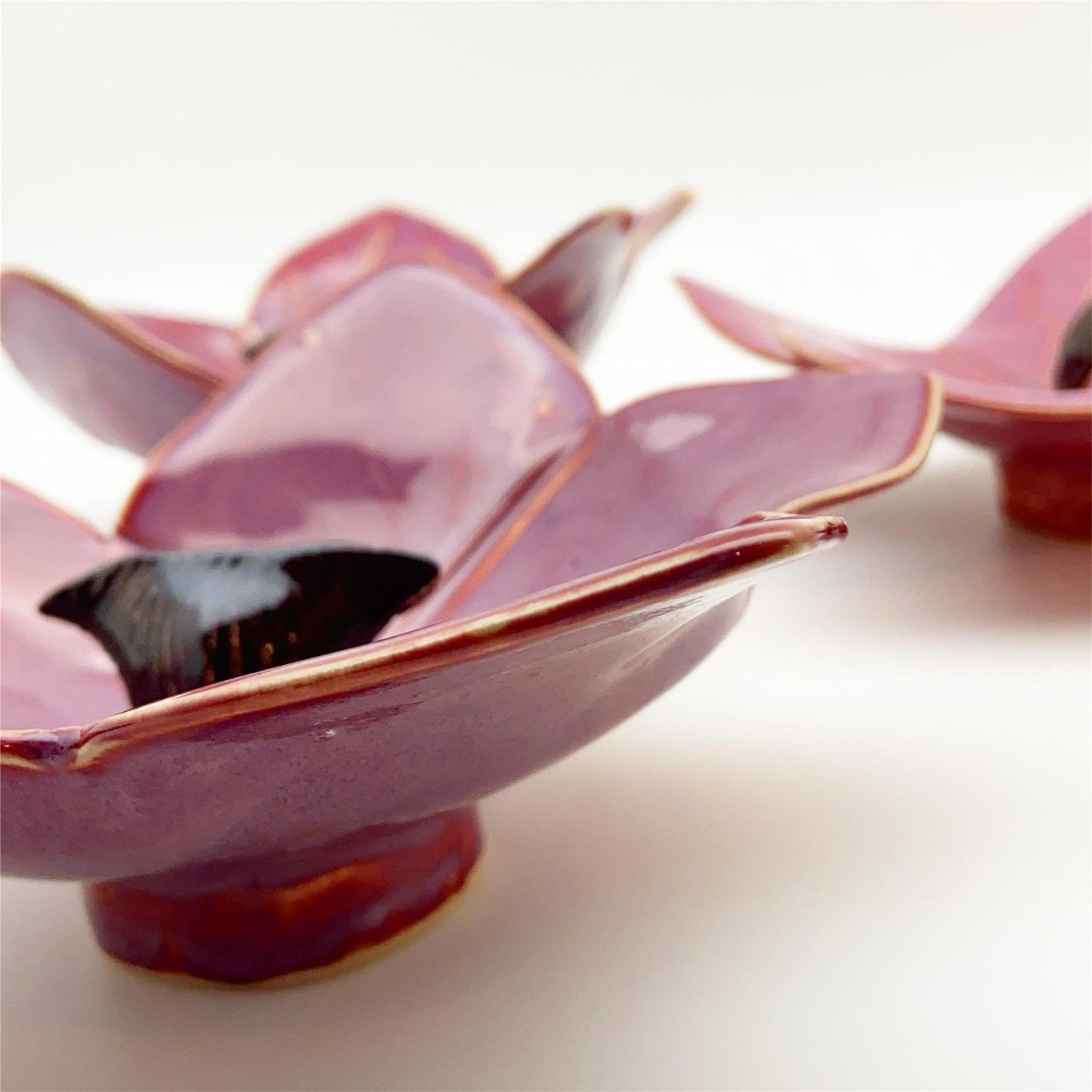 Ceramic Wall Art - Orchid - Purple