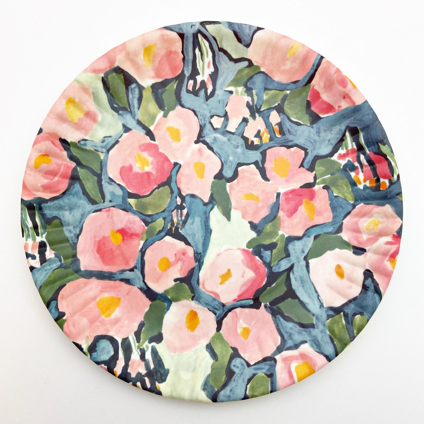 Plate - Melamine "Paper" - Tropical Floral