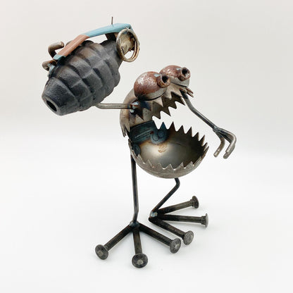 Sculpture - Grenade Monster - Medium