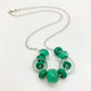Necklace - Glass "Life Saver" Color Beads
