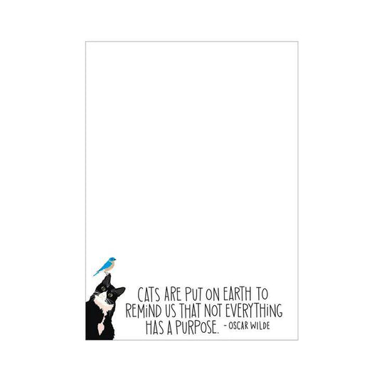 Notepad - Cat Art & Quote - 60 sheets