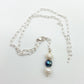Necklace - Sterling Chain with Triple Pearl Pendant