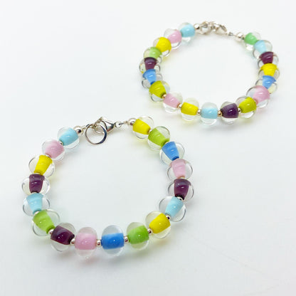 Bracelet - Glass Pearl - Spring Mix