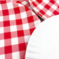 Plate - Melamine "Paper Plate" - Red Gingham