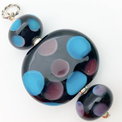 Pendant - Polka Dot Glass - X-Large