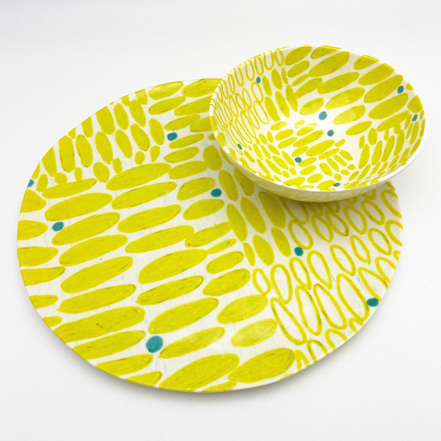 Plate - Melamine - Bold Graphic Patterns