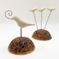 Sculpture - Inverted Nest with Birds - Ceramic with Metal
