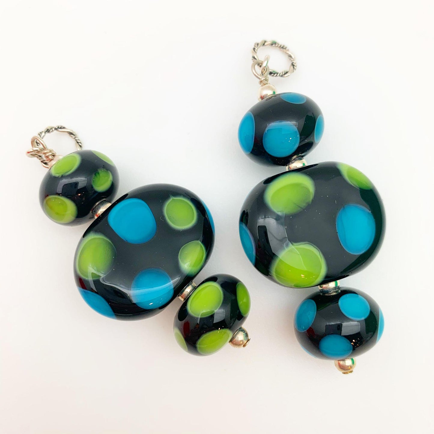 Pendant - Polka Dot Glass - Large