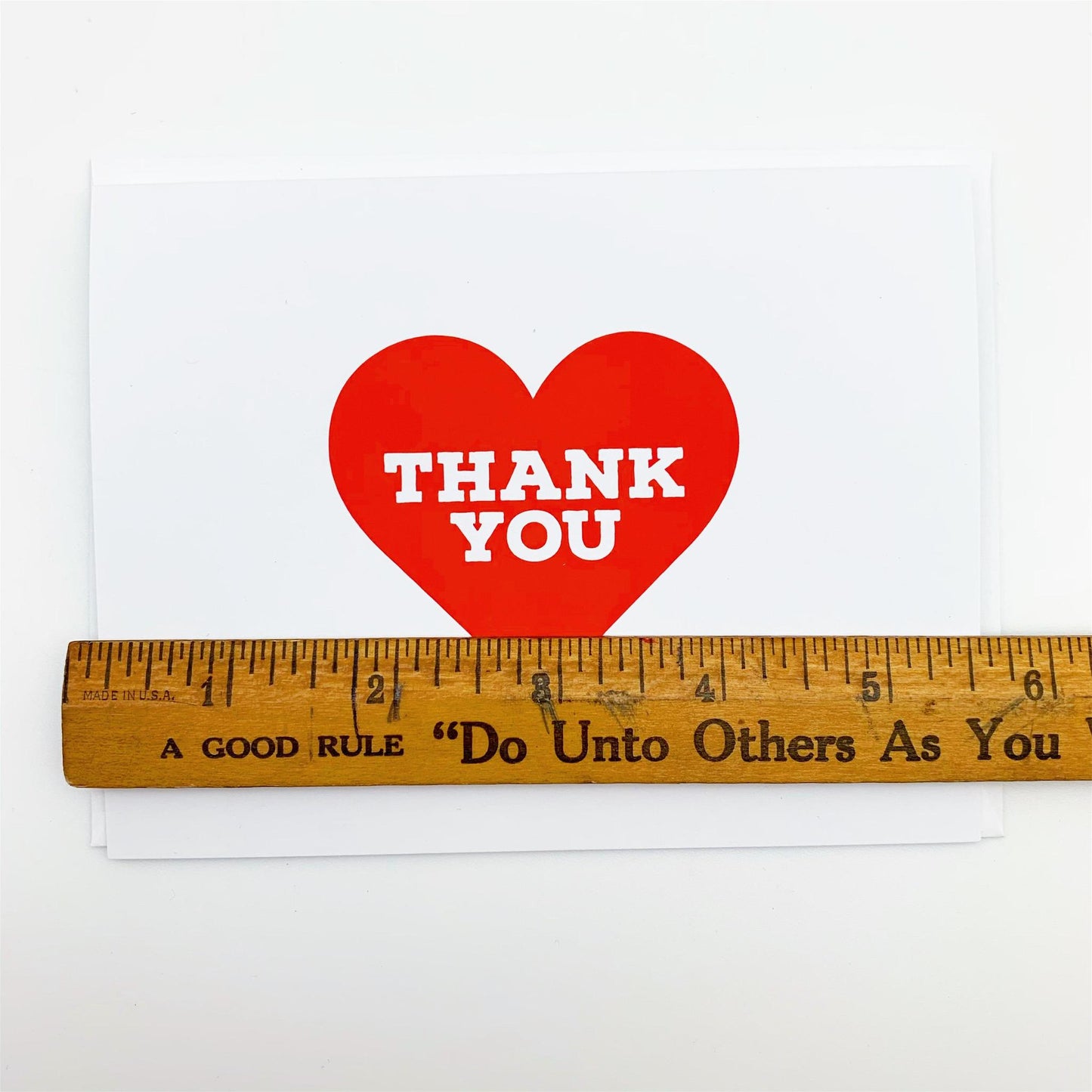 Greeting Card - "Thank You" Heart
