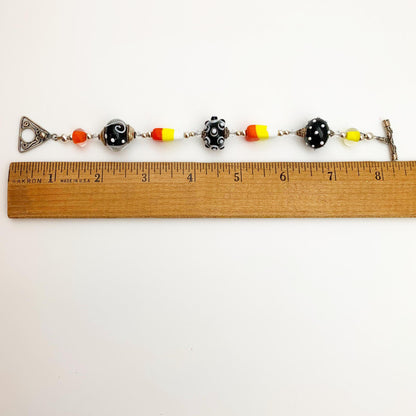 Bracelet - Halloween Original - Handmade Glass Beads