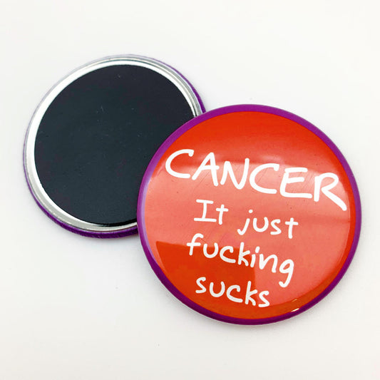 Magnet - Cancer F*cking Sucks - Zippernut Press