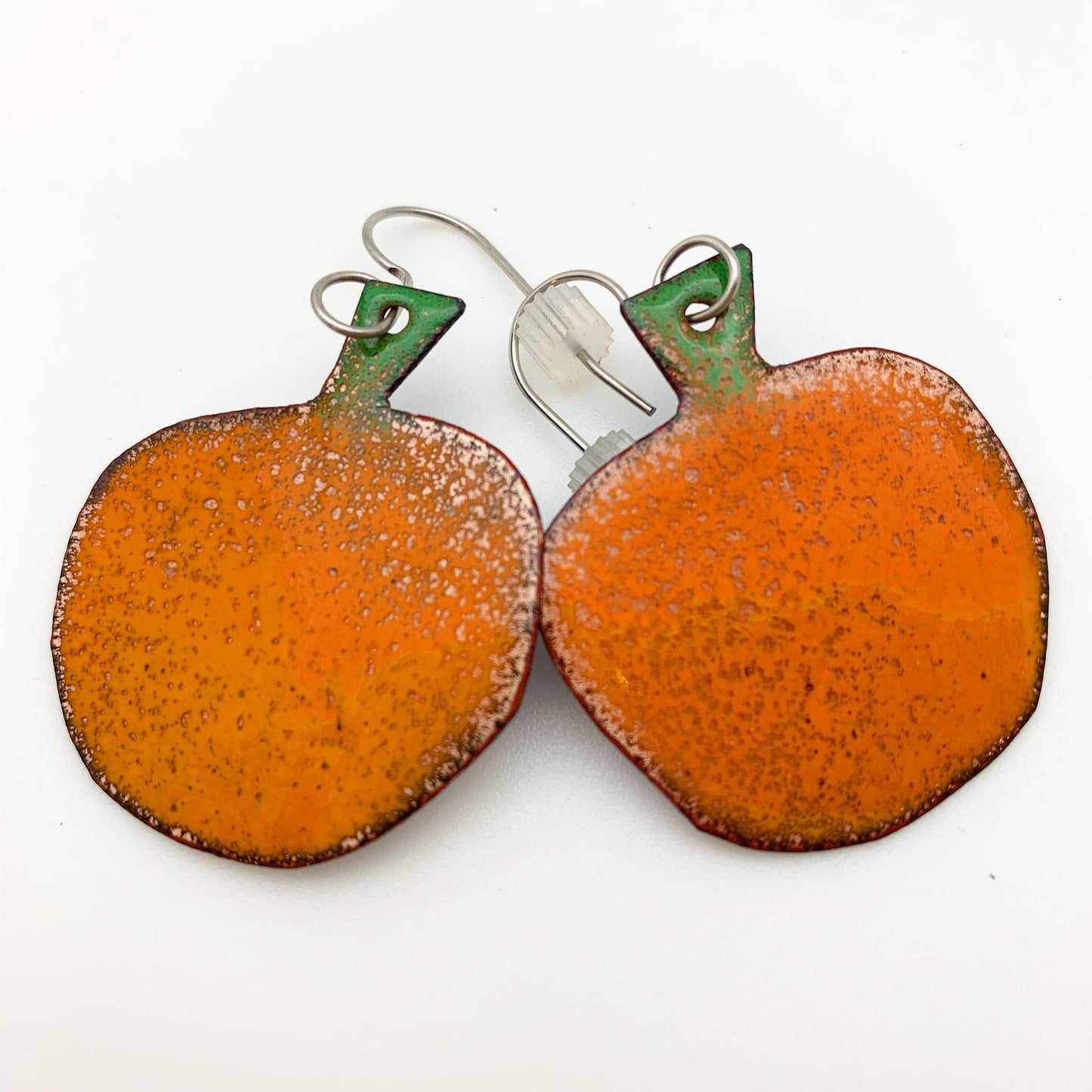 Earrings - Smooth Pumpkins - Enamel Originals