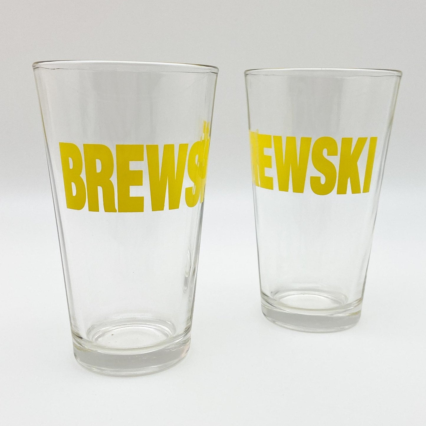 Pint Glass - BREWSKI - Gold