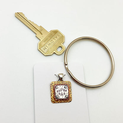 Pendant - Peace Through Music - Small Square