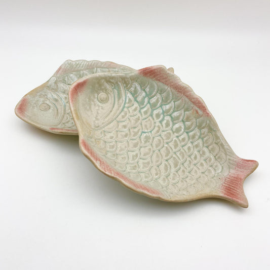 Dish - Glazed Stoneware - Large Fish
