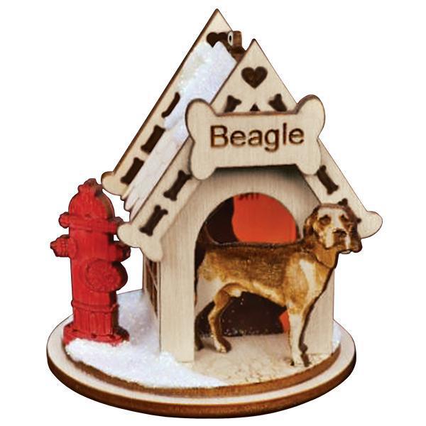 Ornament - Wood - Beagle K9