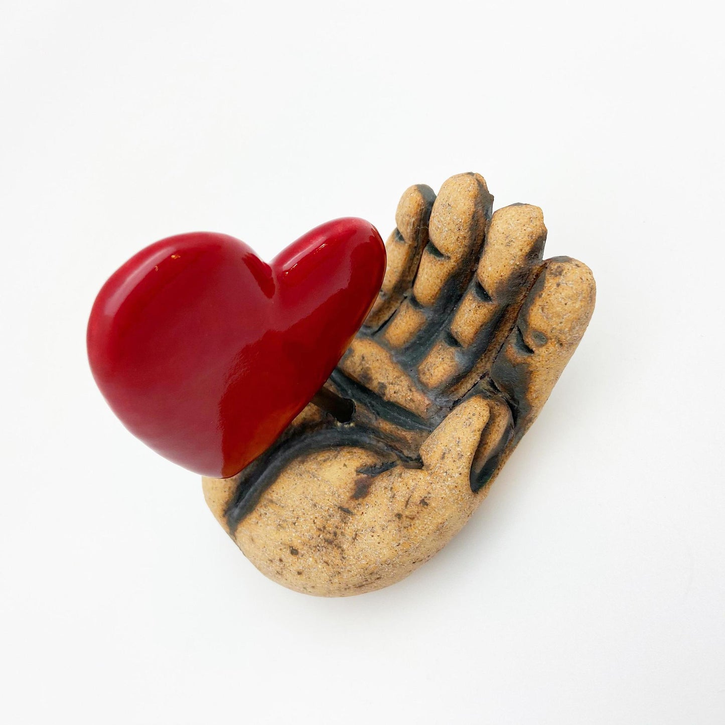 Sculpture - Heart in Hand - Ceramic