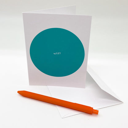 Card & Envelope - "WTF?" - Printed