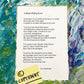 Original Poem Art Print - "A Heart Full of Love" - Hand-Painted Matte