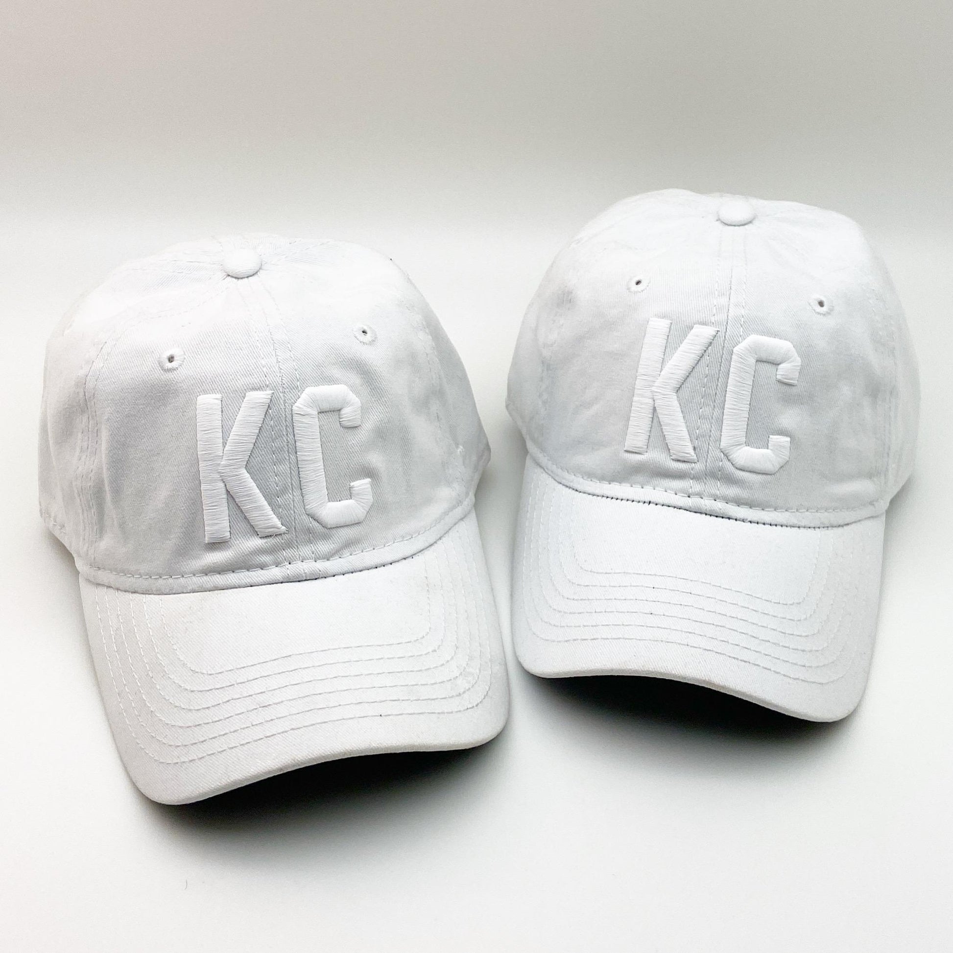 Ballcap - KC - White on Sky Blue – a store named STUFF