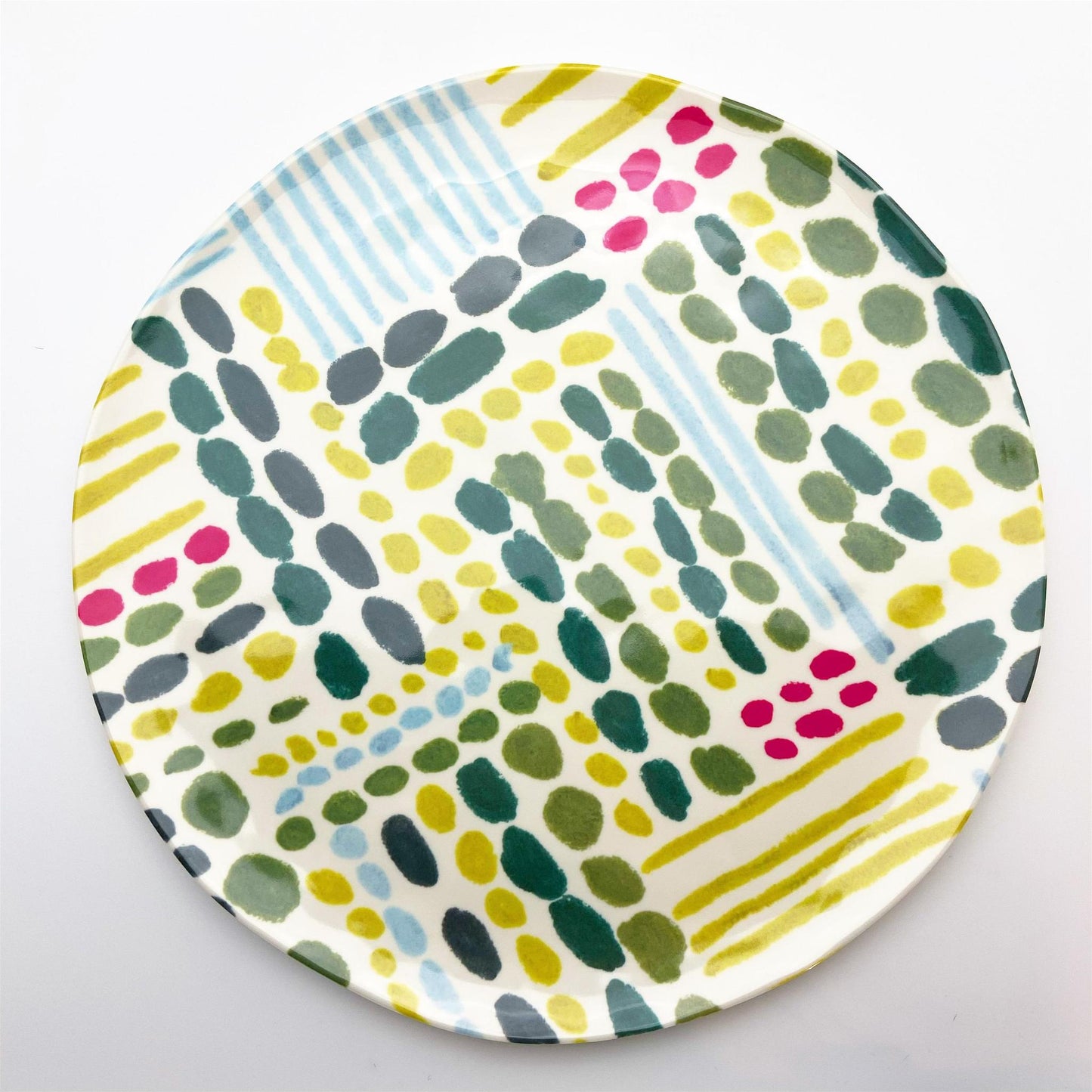 Plate - Melamine - Bold Graphic Patterns