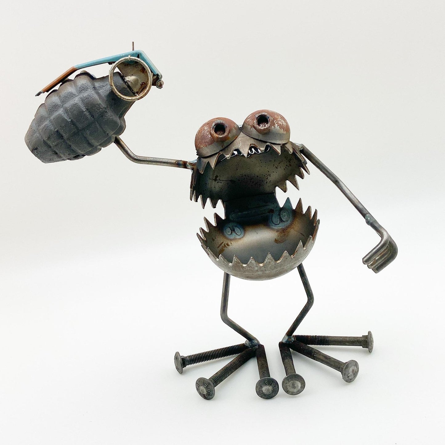 Sculpture - Grenade Monster - Medium