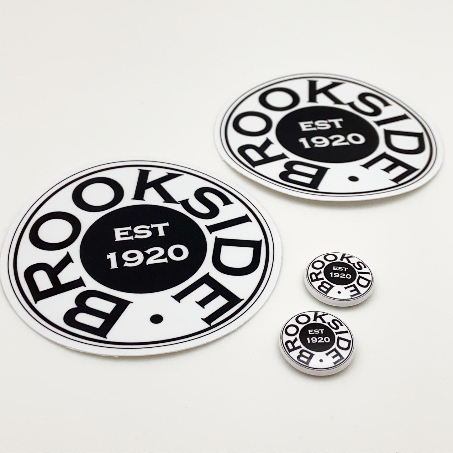 Sticker - Brookside Circle - Black and White