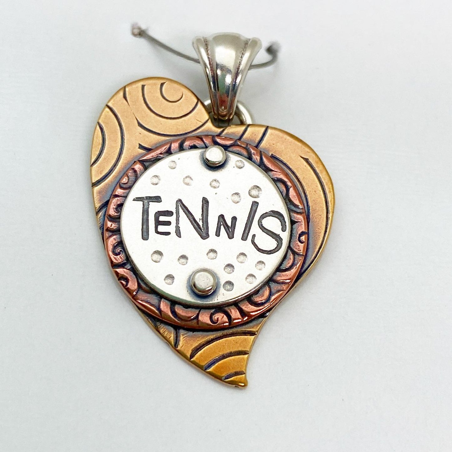 Pendant - Tennis - Small Heart