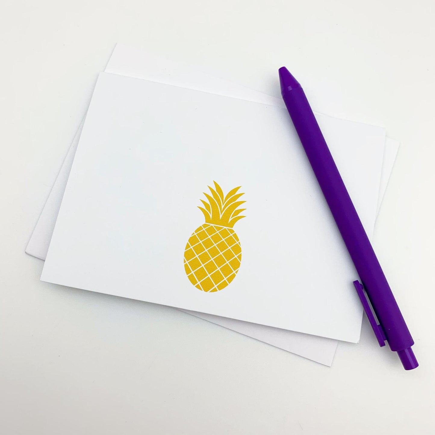 Card Set - Pineapple - Pack of 10 - Printed