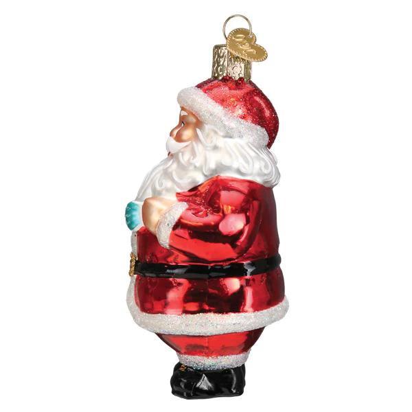 Ornament - Blown Glass - Santa Revealed
