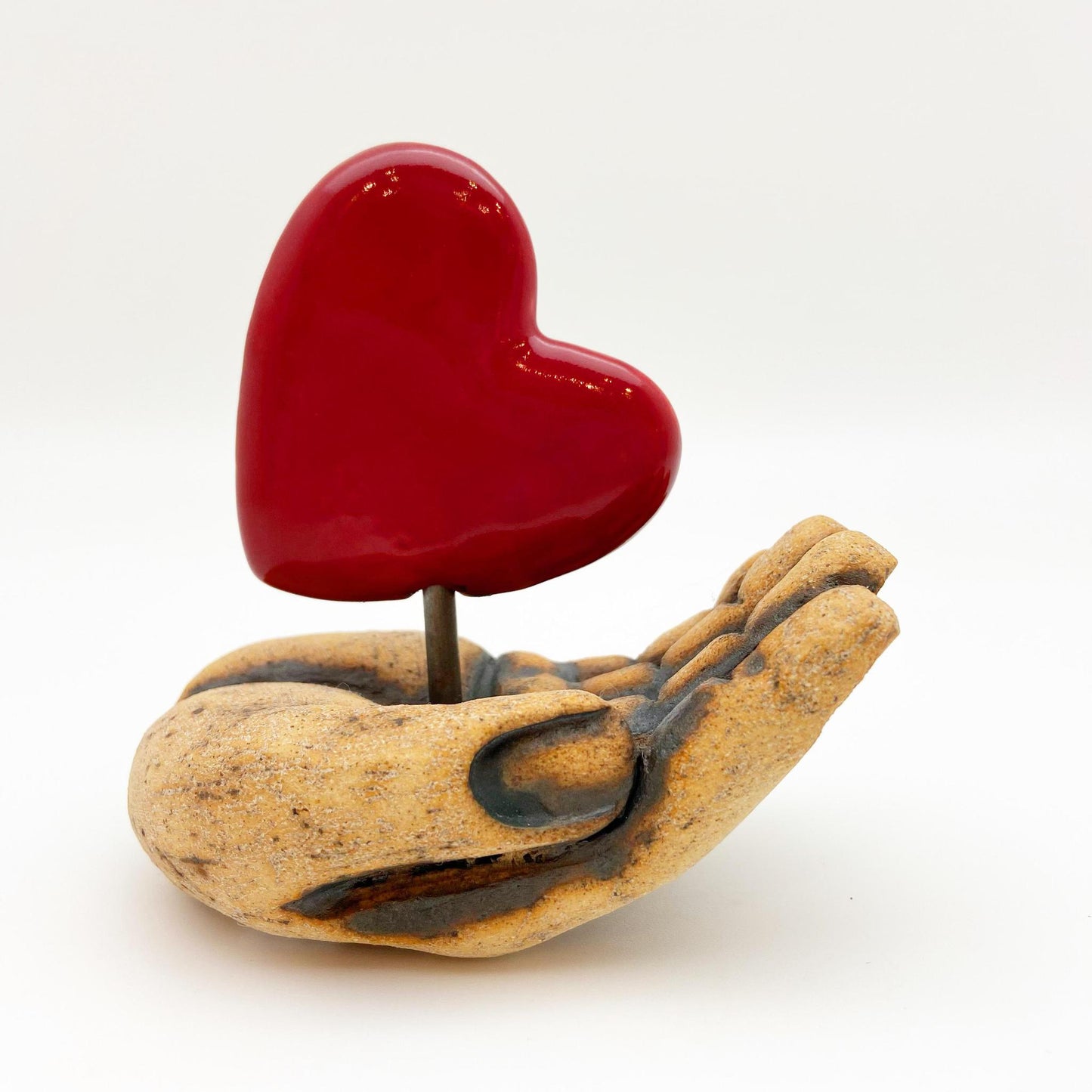 Sculpture - Heart in Hand - Ceramic