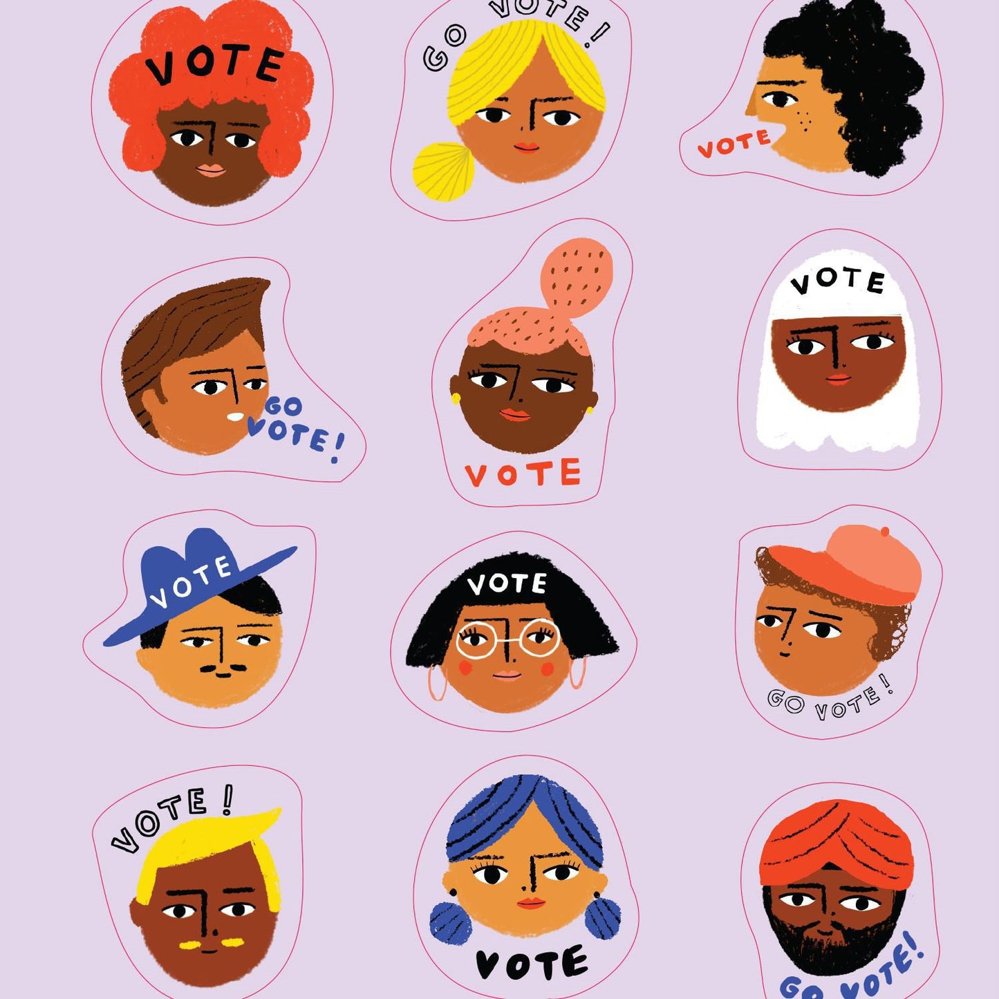 Sticker Book - Be a Voter!