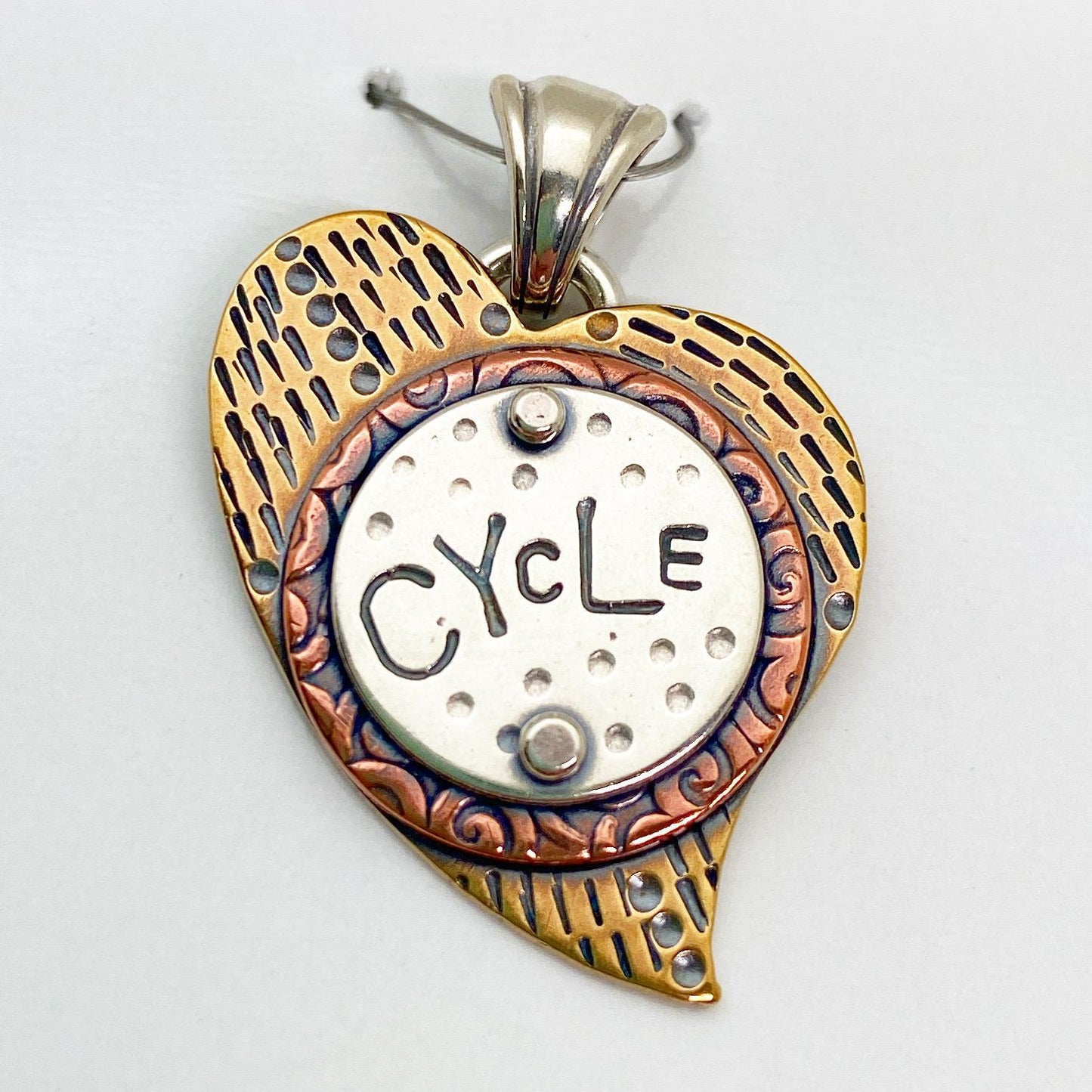 Pendant - Cycle - Small Heart