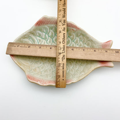 Dish - Glazed Stoneware - Large Fish